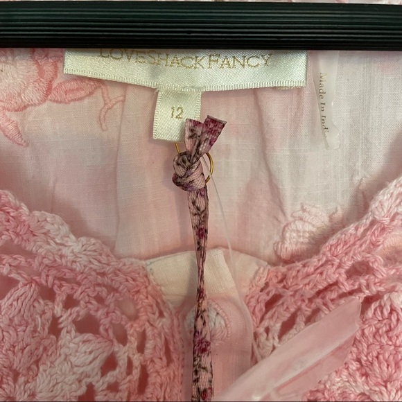 Loveshackfancy Pink preppy ballet cottagecore dress 12 princess - Picture 10 of 11